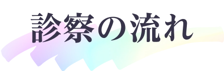 診察の流れ